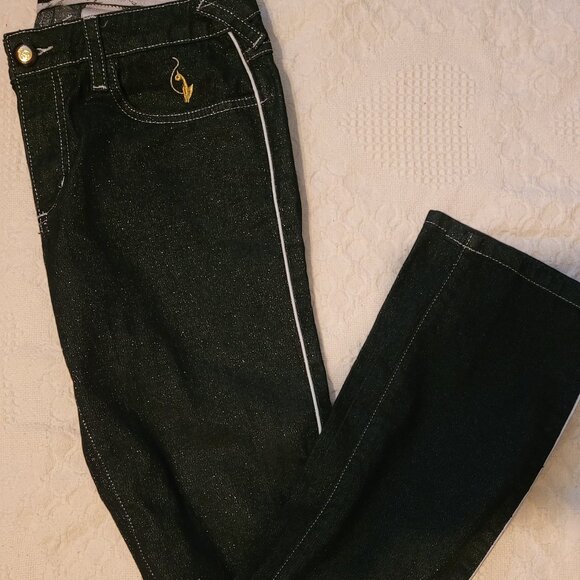 Baby Phat Y2K Jeans -  Black / Silver - New! - Picture 4 of 14